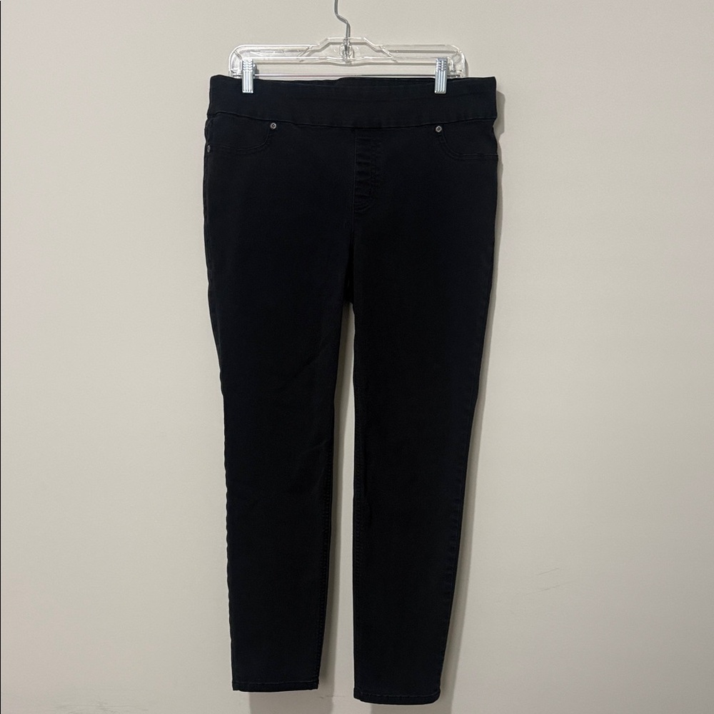 Chicos Pullon Jeggings, Black, size 2 (12)